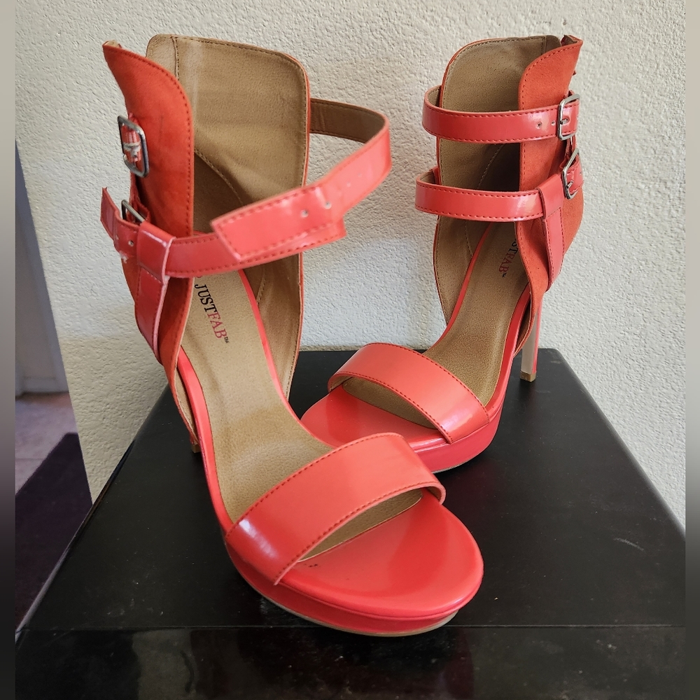 Orange heel size 7.5